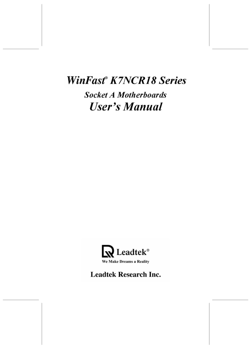 Leadtek WinFast K7NCR18 Series user manual