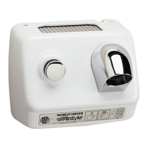 World Dryer AirStyle B Series manual