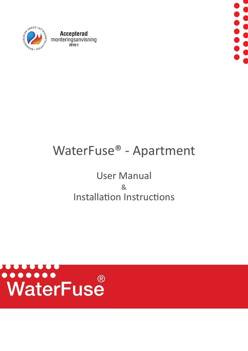 Tollco WaterFuse Apartment User's manual & installation instructions