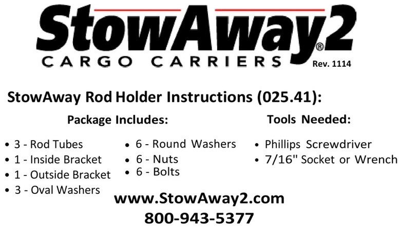 StowAway 2 025.41 instructions