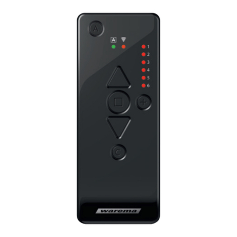 WAREMA WMS Hand-held transmitter plus User manual