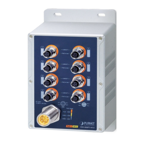 Planet ISW-808PT-M12 User manual