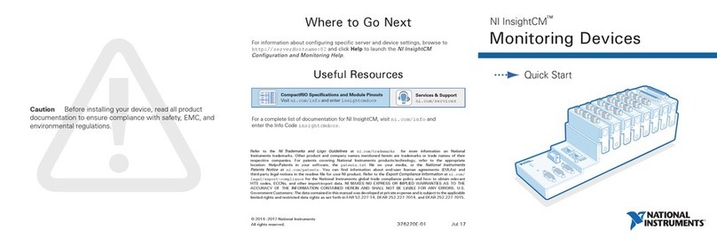 National Instruments InsightCM User manual