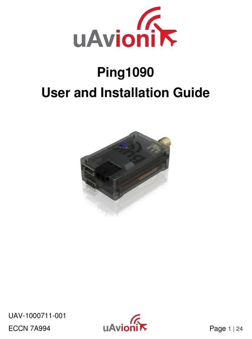 uAvionix Ping1090 User and installation guide