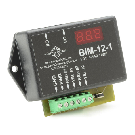 Dakota Digital BIM-12-1 quick start guide