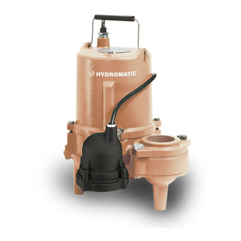 Pentair Hydromatic SP50 User manual