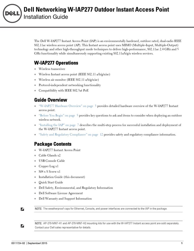 Dell W-IAP277 installation guide
