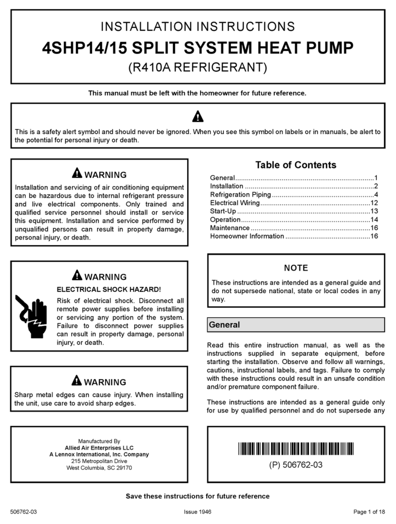 Allied 4SHP14 installation instructions