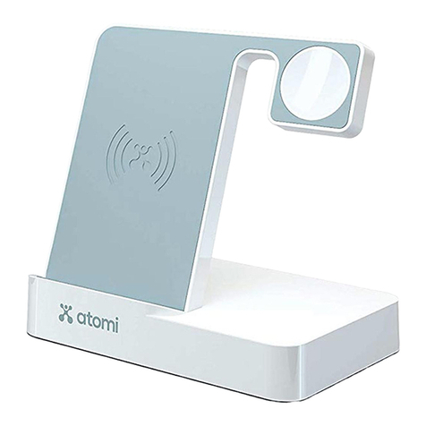 ATOMI Qi Wireless Charging Dock user manual