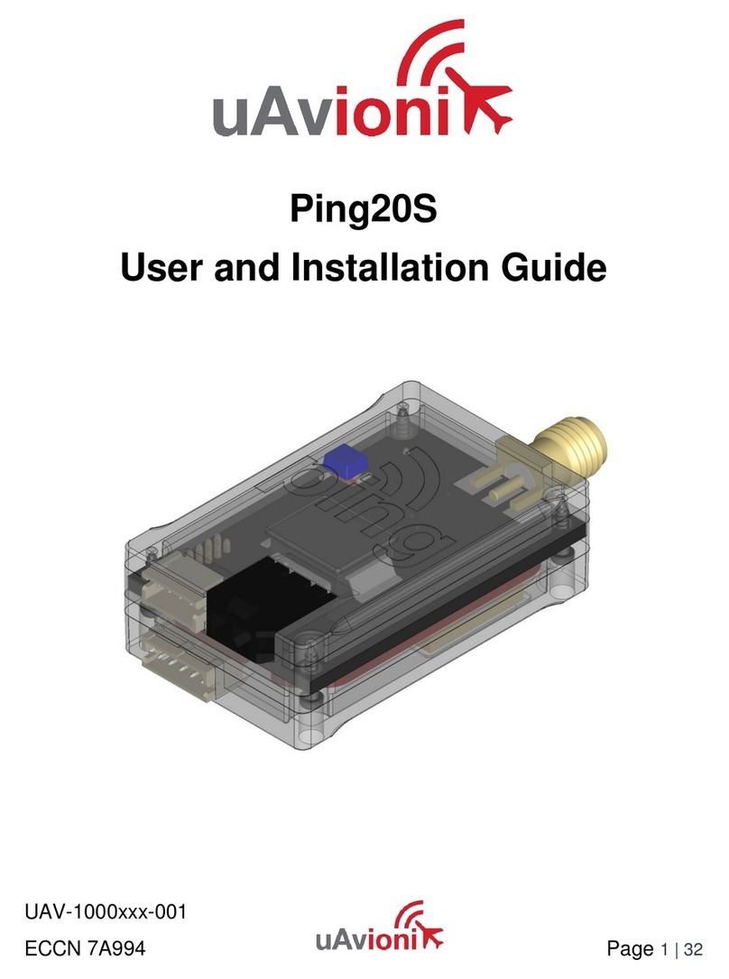 uAvionix Ping20S User and installation guide