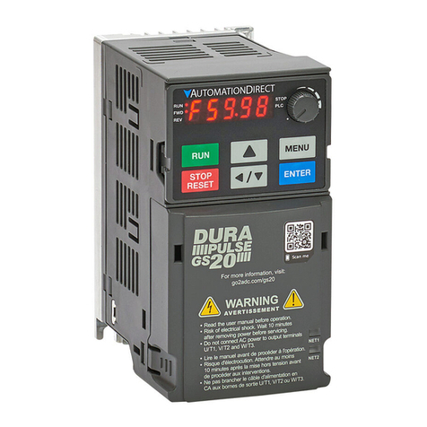 AutomationDirect DURApulse GS20 Series User manual