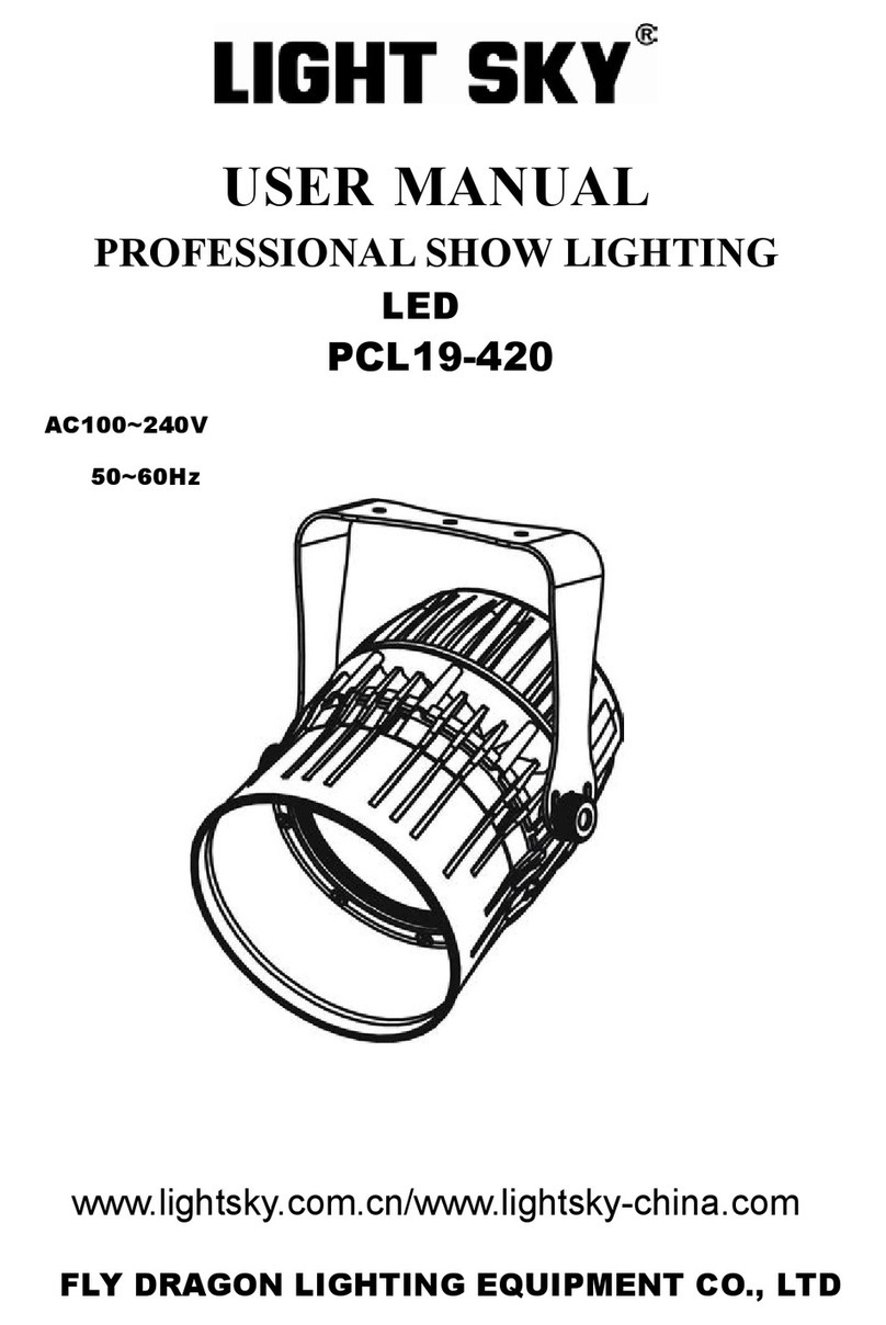 Fly Dragon Light Sky PCL19-420 user manual