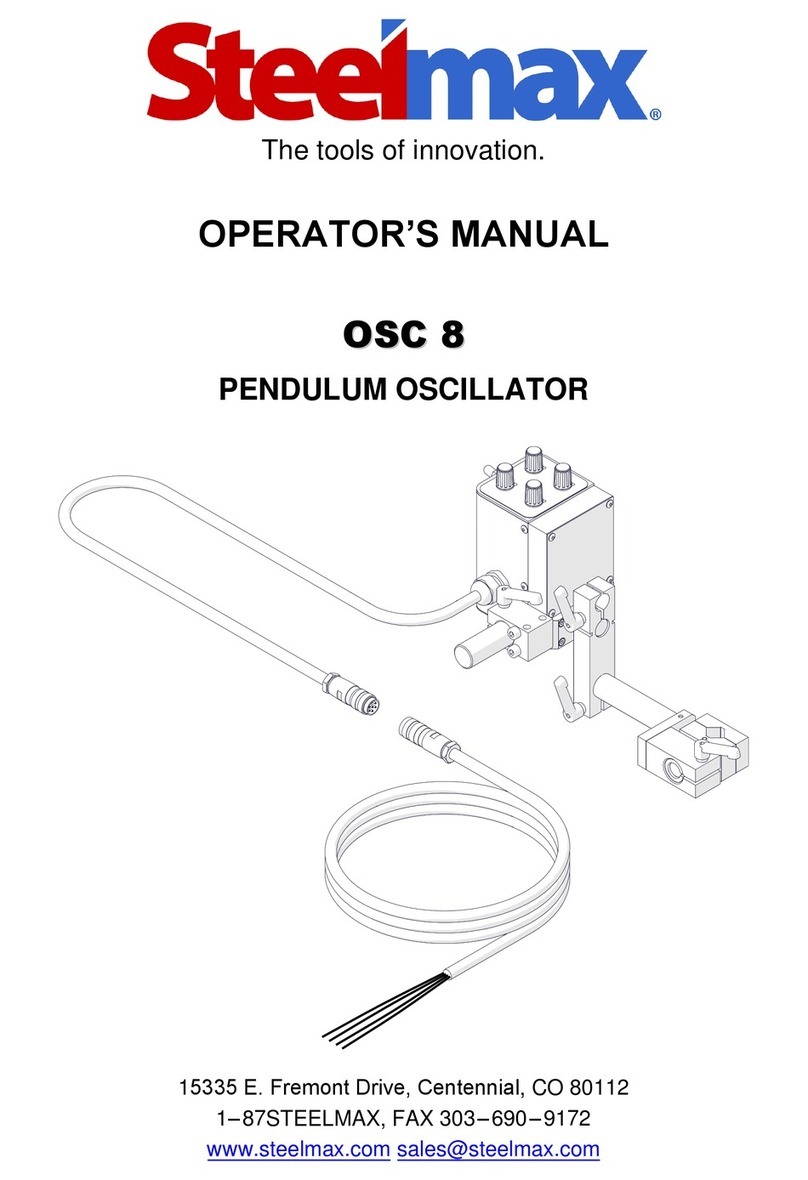 SteelMax OSC 8 Operator's manual