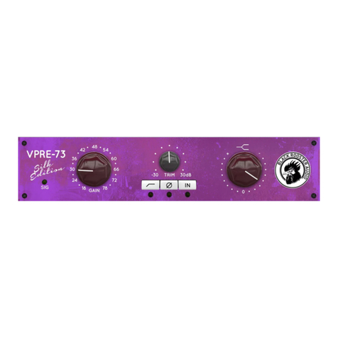 Black Rooster Audio SILK EDITION VPRE-73 Installation guide