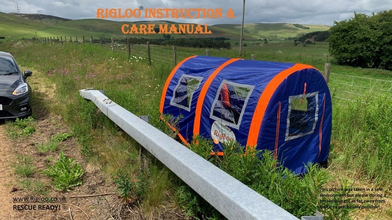 Rigloo Rescue Ready Refuge Instructions & care manual