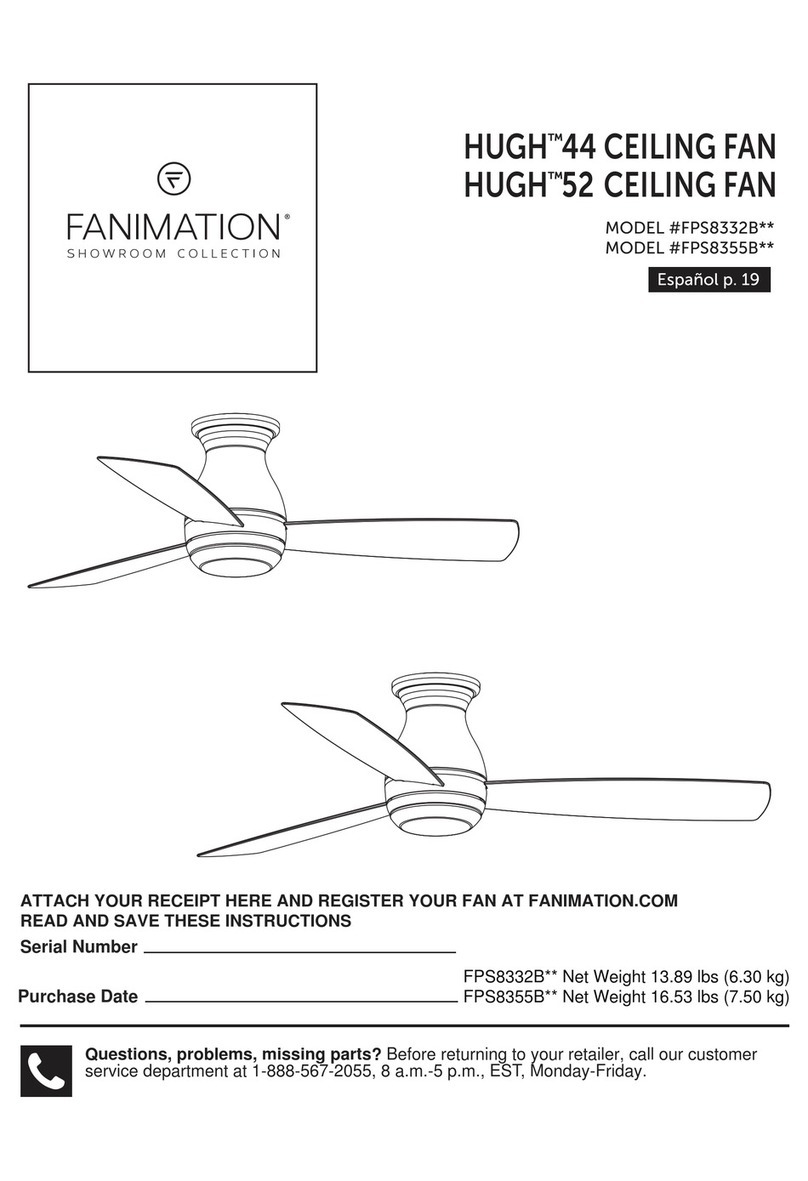 Fanimation HUGH 44 manual
