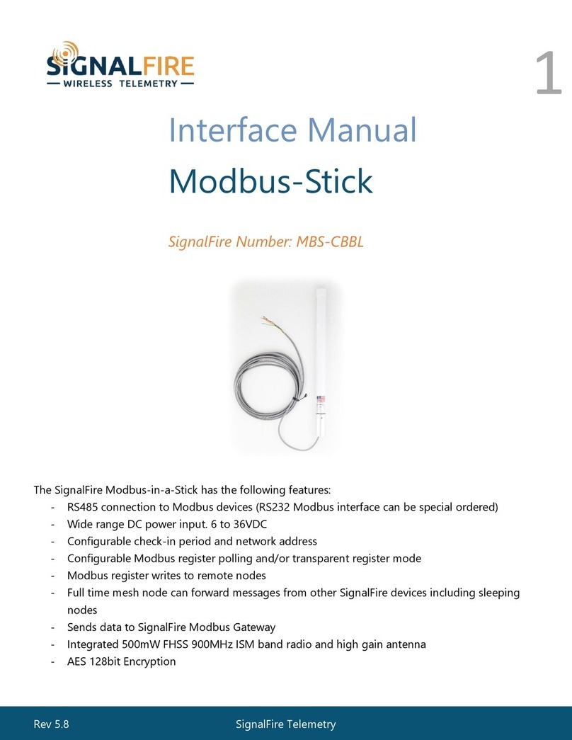SignalFire Modbus-Stick Interface manual