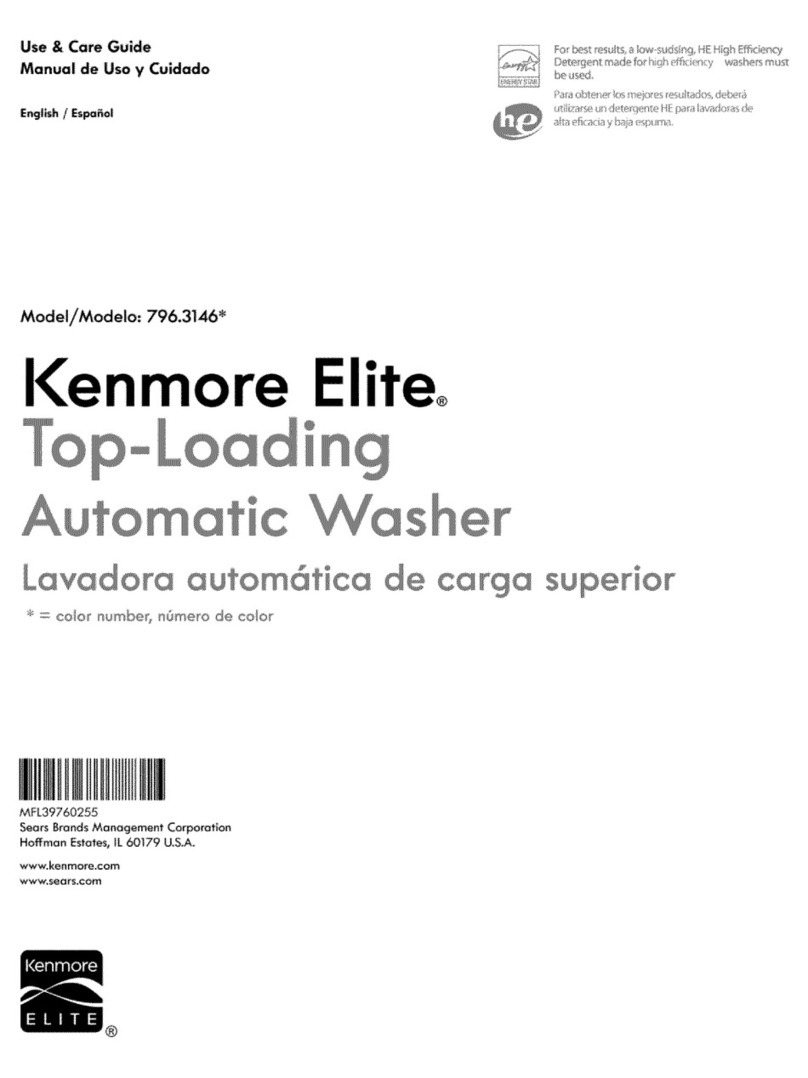 Kenmore 796.3146 Series User manual