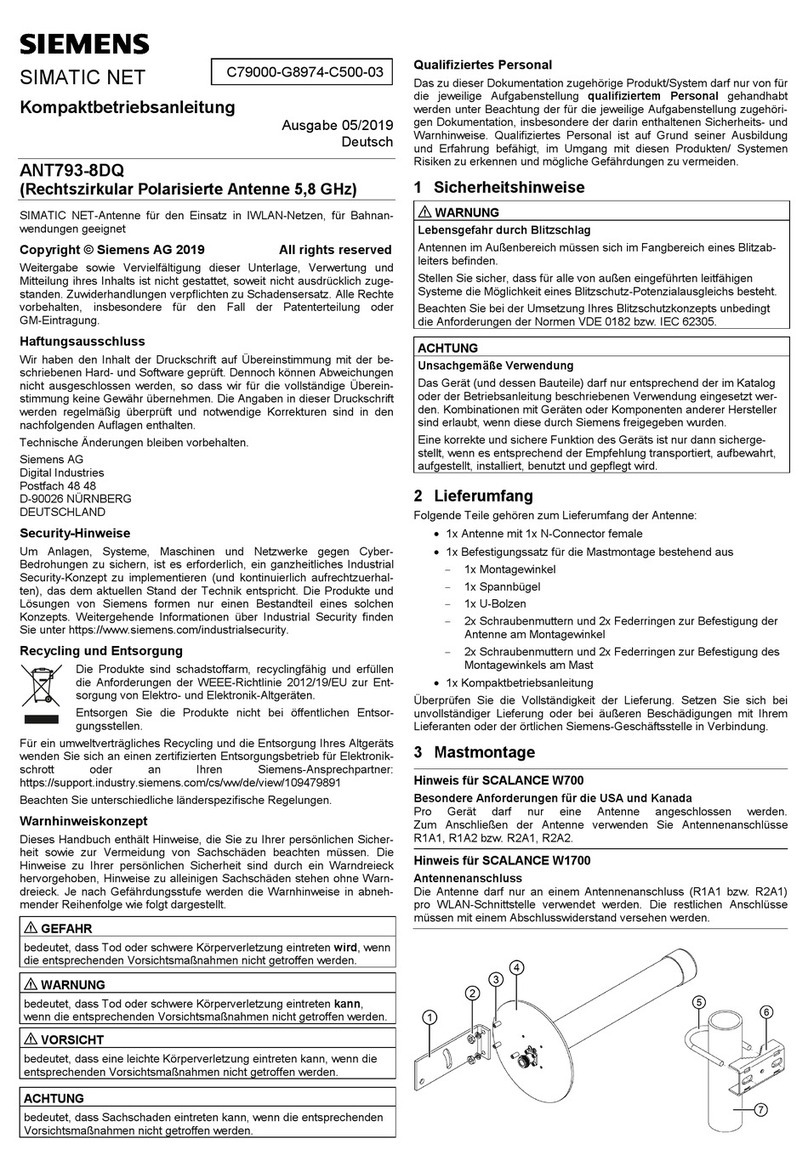 Siemens SIMATIC NET ANT793-8DQ Administrator guide Siemens SIMATIC NET ANT793-8DQ Administrator guide