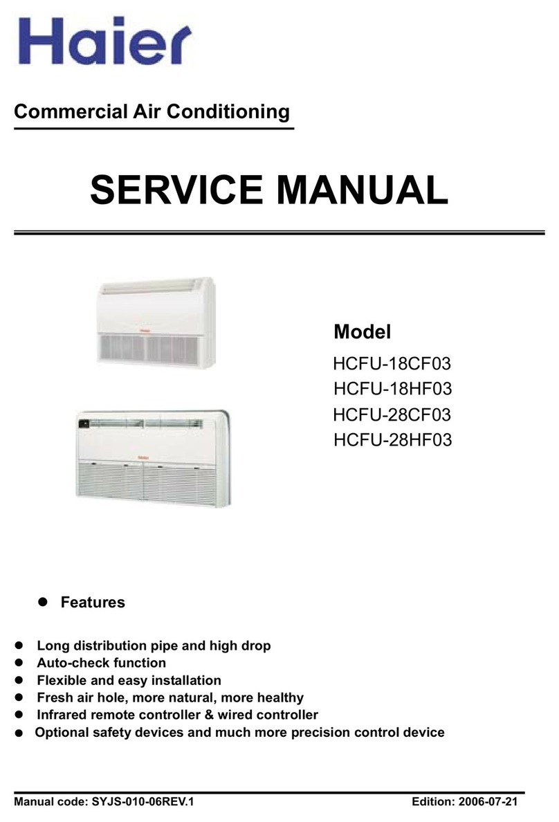 Haier HCFU-18CF03 User manual