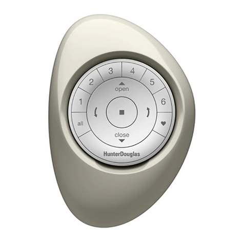 LuxaFlex PowerView Pebble Remote reference guide
