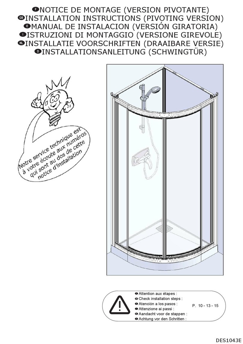 Kinedo Kineprime R80 installation instructions