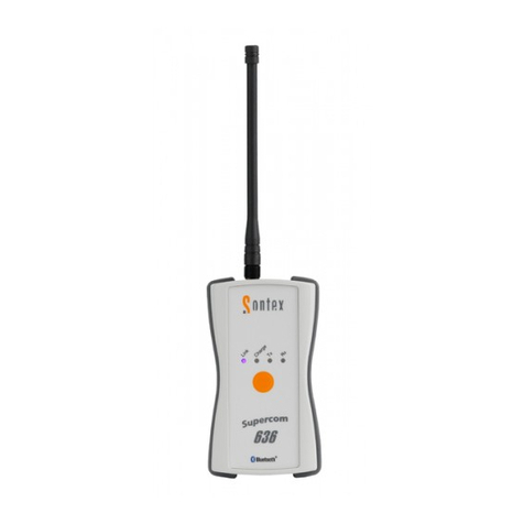 Sontex Supercom 636 User manual