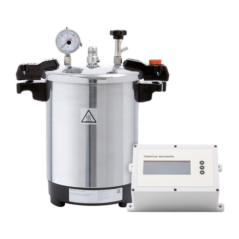 CertoClav Classic 125 Degrees User manual CertoClav Classic 125 Degrees User manual