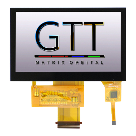 Matrix Orbital MOP-TFT480272-43A-BLM-TPN User manual