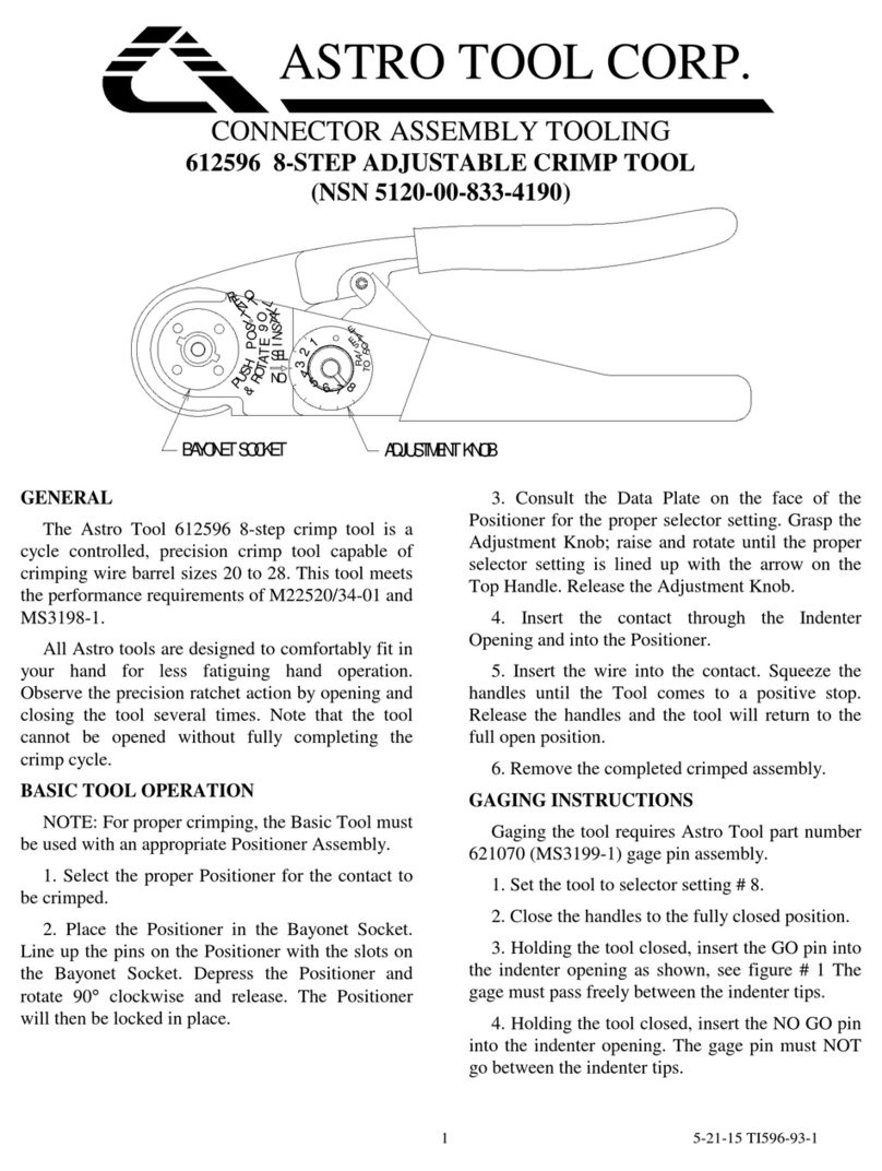 Astro Tool 612596 quick start guide
