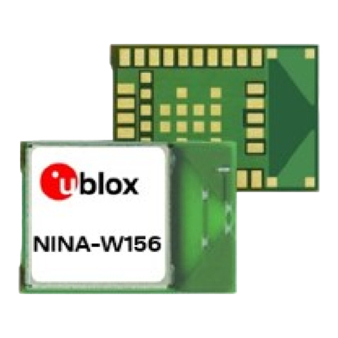 Ublox NINA-W1 Series System integration manual