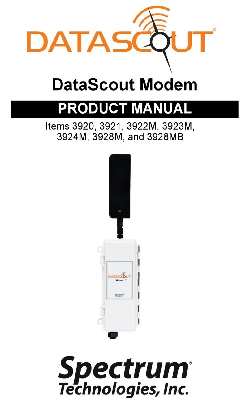 Spectrum Technologies DataScout 3920 product manual