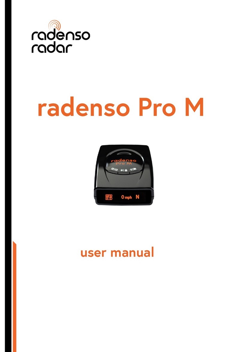 Radenso Pro M user manual