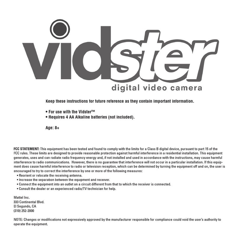 Mattel Vidster manual