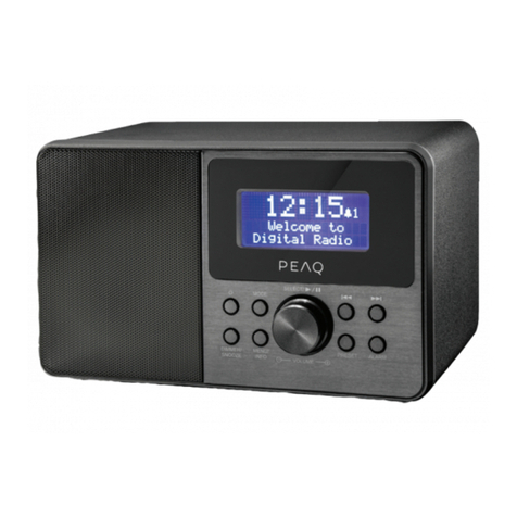 Peaq PDR160BT-B User manual