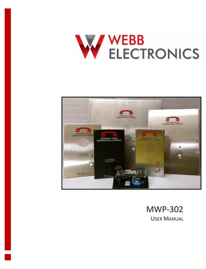 Webb MWP-302 user manual