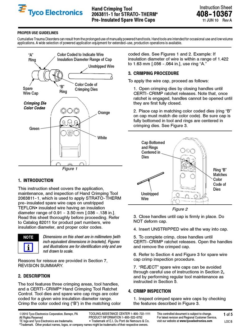 Tyco Electronics 2063811-1 User manual