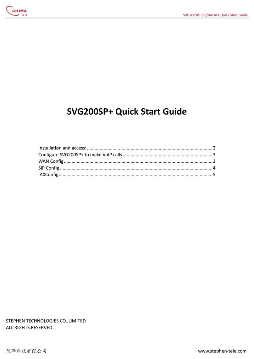Chima SVG200SP+ quick start guide