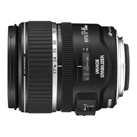 Canon EF-S17-85mm f/4-5.6 IS USM User manual