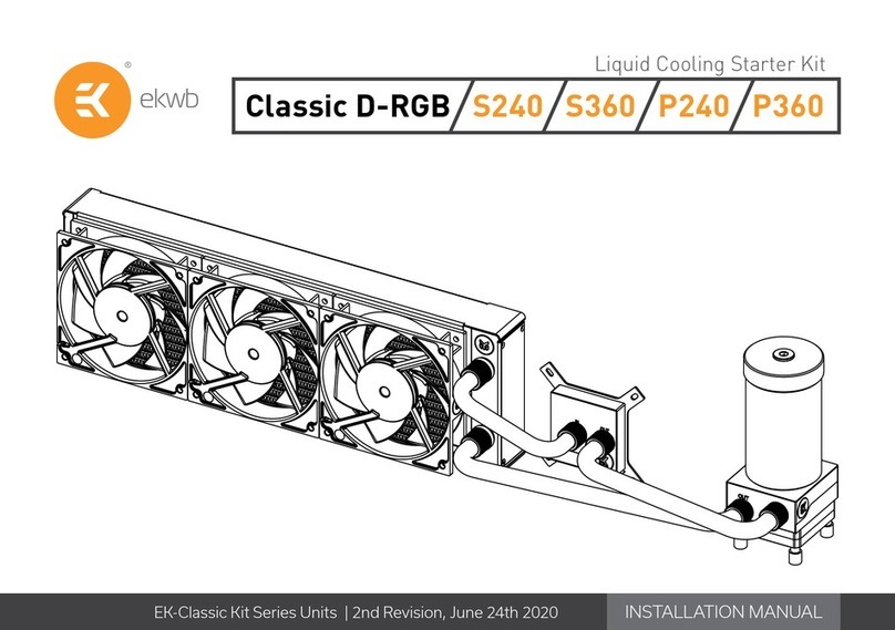 ekwb Classic D-RGB S240 User manual