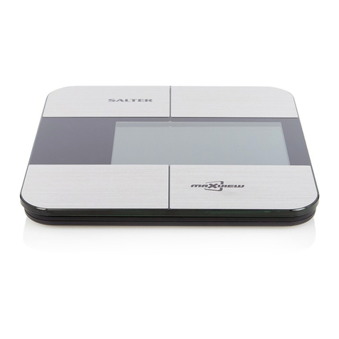 Salter Maxview Analyser User manual