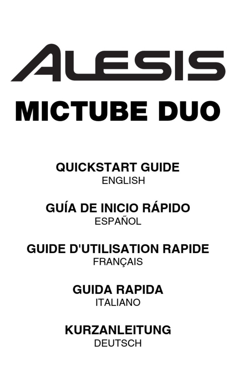 Alesis MICTUBE SOLO User manual
