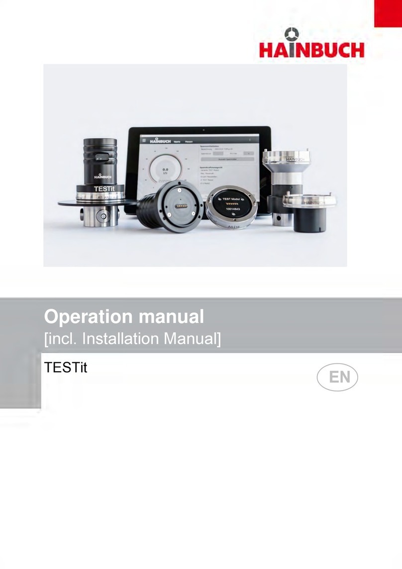 Hainbuch TESTit Operation manual