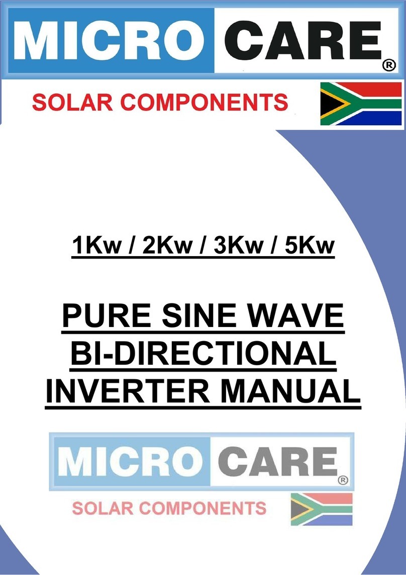Microcare 12/1000 manual