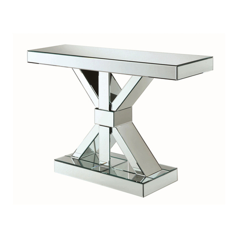 Coaster Console Table 950191 Assembly instructions Coaster Console Table 950191 Assembly instructions