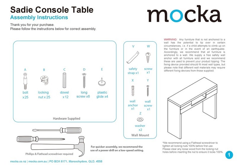 Mocka Sadie User manual Mocka Sadie User manual