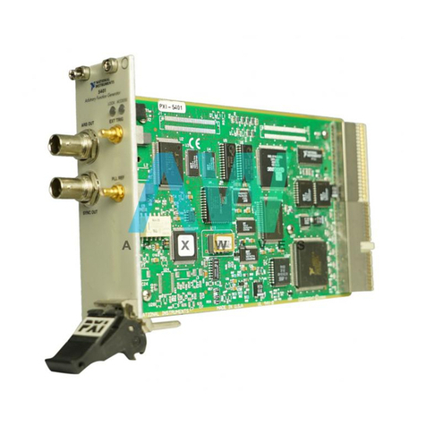 National Instruments 5401 User manual National Instruments 5401 User manual