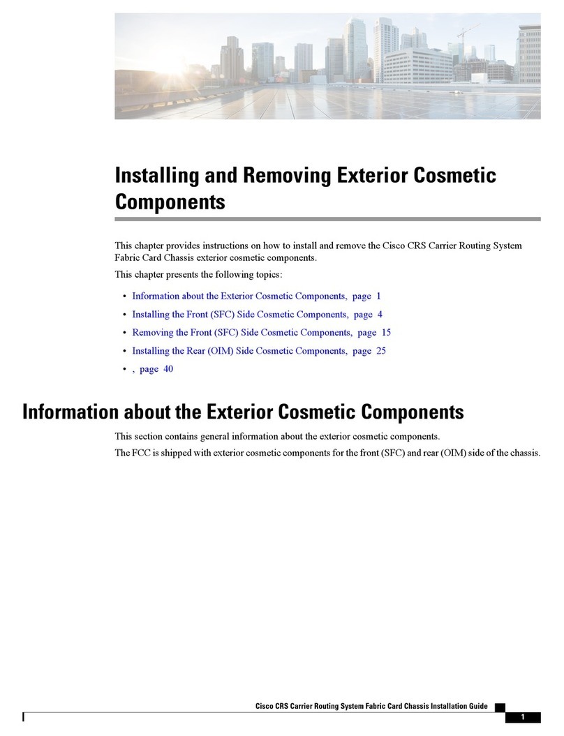 Cisco CRS User manual