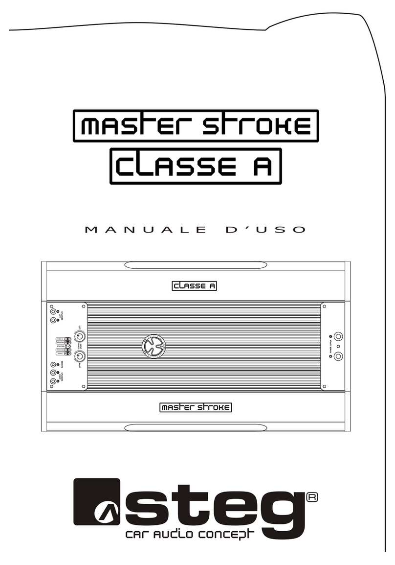 Steg Master Stroke Classe A user manual