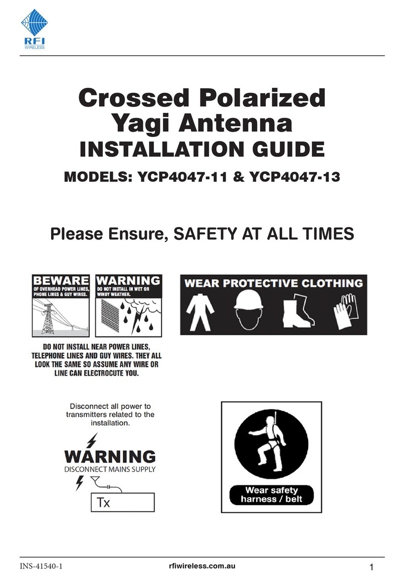RFI YCP4047-11 User manual RFI YCP4047-11 User manual